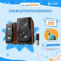 Loa Bookself cao cấp EDIFIER S3000MKII | Xử lý âm thanh chuyên nghiệp XMOS | Bộ loa trung trầm 6,5 inch | Bảo hành 12 th