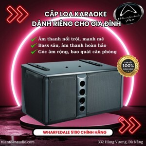 Loa bookshelf karaoke Wharfedale Pro 5190