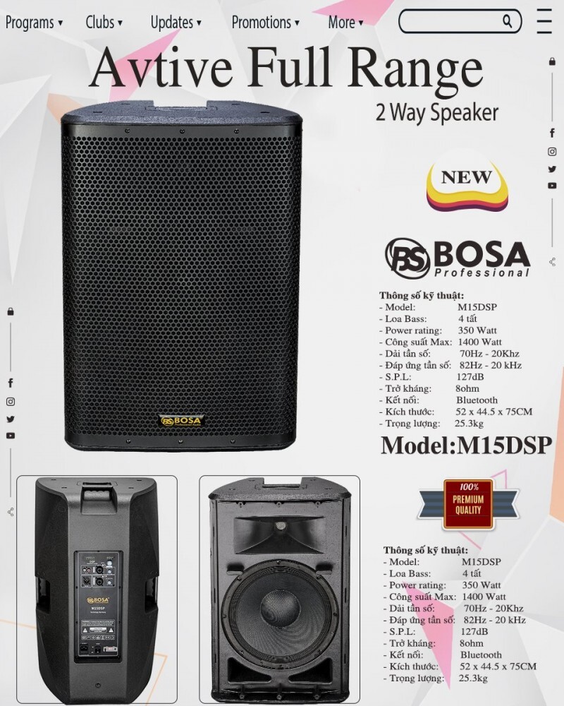 Loa Bosa M15DSP