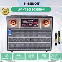 LOA BOSSINON BASS ĐÔI 4 TẤC N8505K, | LOA DÙNG ĐIỆN HOẶC BÌNH CHUYÊN KARAORE, NGHE NHẠC.