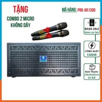 Loa Cầm Tay KANAYO Pro-AR1300 - Loa Kéo Bluetooth Bass 25 - Tặng 2 Mic Cao Cấp JN11 - Có Bảo Hành