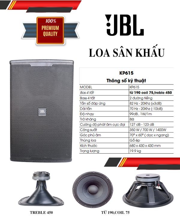 Loa cặp JBL KP615