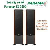 Loa cây cao cấp Paramax FX 2500 - Vỏ gỗ, 2 màu lựa chọn - nghe nhạc, hát karaoke cực hay, bass sâu siêu hay