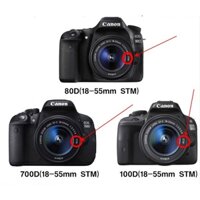 Loa Che Nắng 18-55mm + Nắp Ống Kính UV Cho Canon EOS 700D 750D 760D 800D SLR