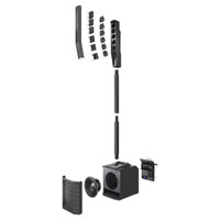Loa công suất lớn 1000w kèm bộ trộn 8 kênh có effect EVOLV30M ElectroVoice - Hàng chính hãng - Màu Đen