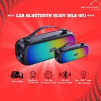 Loa công suất lớn bluetooth WJOY WLS-001, âm thanh bass + đèn LED 7 màu, 3 chế độ tự chọn