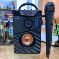 Loa Công Suất Lớn, Loa A300 Hozito Cao Cấp Version 2020 + TẶNG MIC HÁT, Loa Hat Karaoke Bluetooth Cầm Tay  -Kèm Bóp xốp