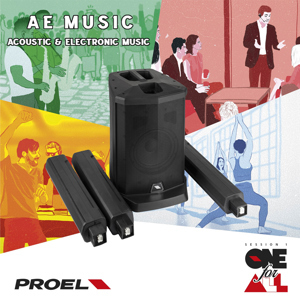 Loa cột di động Proel Session 1