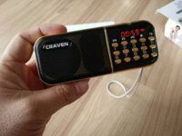 LOA CRAVEN CR25A- SỬ DỤNG PIN TRÒN