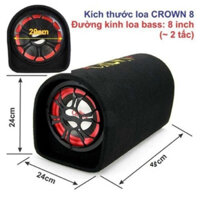 Loa crown 8 có bluetooth