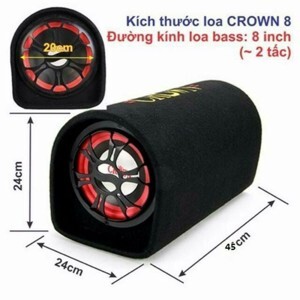 Loa Crown cỡ số 8