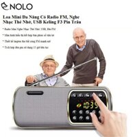 Loa Đa Năng Có Radio FM, Nghe Nhạc Thẻ Nhớ, USB Keling F3 Pin Trâu  V[AH96]