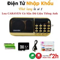 Loa Đài Craven 836s Nghe Thẻ Nhớ, USB, FM, Máy Nghe Nhạc Mini Tắm Ngôn Ngữ Caraven, Pin Siêu Trâu - Bh 6 Tháng