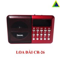 LOA ĐÀI CRAVEN CR-26  NGHE NHẠC - NGHE KINH PHẬT-FM-USB-THẺ NHỚ
