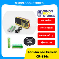 Loa Đài Craven + thẻ nhớ - Máy nghe nhạc mini Tắm Ngôn Ngữ Caraven CR 853