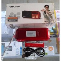 Loa đài FM Craven CR25A - Tặng Cóc Sạc