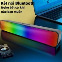 Loa để bàn chơi game với đèn LED RGB, âm trầm tuyệt vời, đèn LED, loa máy tính cao cấp cho máy tính tay, PC, điện t