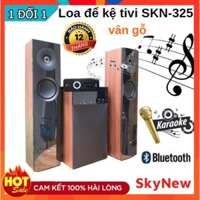 Loa để kệ tivi Skynew SKN-325 vân gỗ, tích hợp bluetooth hát karaoke - [ Chính Hãng ]