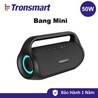 Loa di động Bluetooth 5.3 Tronsmart Bang Mini Công suất 50W, Chống thấm nước IPX6 Ghép nối 2 loa kiêm sạc dự phòng