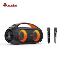 Loa di động bluetooth karaoke Xdobo VIBE PLUS KTV 80W – Tặng kèm 2 micro cao cấp