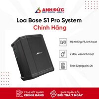 Loa Di Động Bose S1 Pro Tích Hợp Pin - Hàng Chính Hãng