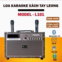 Loa Di Động Karaoke LEONG L101 Bass 20 Cm Công Suất Cao 150W, Bass Chắc, Âm Thanh Trung Thực, Kết Nối BT, AUX, USB..vvv