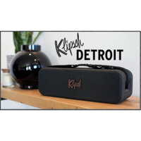 Loa Di Động Klipsch Detroit Bluetooth 5.3 Pin 20 Tiếng Kháng Nước IP67 Dùng Kết Nối Nhiều Loa - Hàng Chính Hãng