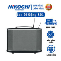 Loa di động S01 Nikochi, kết nối bluetooth loa nghe nhạc hát karaoke thiết kế nhỏ gọn công suất cao, nghe chất âm