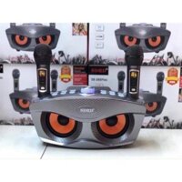 Loa di động SD-306/306pl 30w karaoke mini  loa hát karaoke đa năng + Tặng kèm 2 micro + tặng cóc 50k