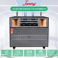 Loa Điện JAMMY Bass Đôi 5 Tấc N6868K PRO | Loa Dùng Điện trực tiếp Chuyên Karaoke, Nghe Nhạc-MICRO Bắt sóng xuyên tường lên đến 80 mét