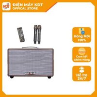 Loa Dojikar Model T-120 kết nối bluetooth, AUX, USB, thẻ nhớ - tặng kèm 2 micro không dây - KDT89