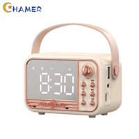 Loa đồng hồ báo thức không dây thiết kế cổ điển độc đáo cho không gian sống hiện đại