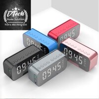 Loa Đồng Hồ G10 Mặt Gương Hiển Thị Đèn Led - Loa Bluetooth - Đài FM - Đồng Hồ Báo Thức 3 in 1