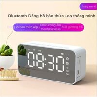 Loa đồng hồ Loa Bluetooth đồng hồ quà Tặng đồng hồ báo thức Loa thông minh loa siêu trầm Loa mini để bàn có thẻ