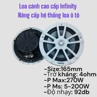 Loa đồng trục JBL Infinity 16cm lắp vừa hầu hết tất cả các dòng xe ô tô