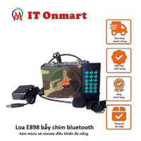 Loa E898 bẫy chim kết nối bluetooth kèm micro và remote điều khiển đa năng