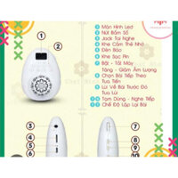 Loa giọt nước dùng nghe tiếng anh , máy niệm Phật - vòng đeo tụng kinh gắn thẻ nhớ