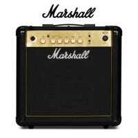 Loa Guitar Điện, Portable Electric Guitar Amply - Marshall MG15G (MG15 Gold) - Bộ khuếch đại Guitar Điện 15W, 2 kênh