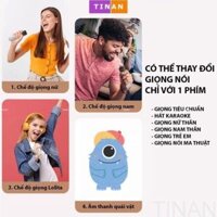 Loa Hát Karaoke Không Dây Có Micro Bluetooth Cho KTV K12 Mini Karaoke Gia Đình Bộ Đèn RGB Âm Thanh Di Động 2 Mic