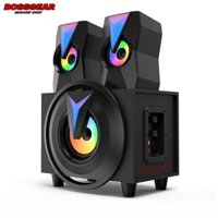 Loa K10 2.1 LED RGB 2 chế độ Dùng jack 3.5mm, Cổng nguồn USB
