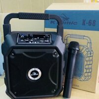 LOA K68 KIOMIC KÈM 1 MIC KHÔNG DÂY