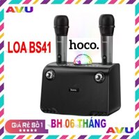 Loa Karaoke Bluetooth Bass Cực Chất Kèm 2 Mic hát Hoco BS41 - Chính Hãng (Bảo hành 1 năm) Music Store365