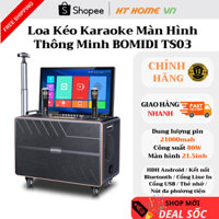 Loa Karaoke Bluetooth Bomidi TS03 11 Loa - Màn Hình 21.5 inch - Cảm Ứng Thông Minh - BH 12 Tháng