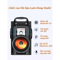 Loa karaoke bluetooth cao cấp,  Loa A60 Kết Nối Bluetooth, Nghe Nhạc Cực Đỉnh, Cực Hay - Bảo Hành Uy Tín