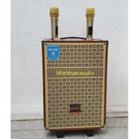 Loa karaoke bluetooth hát hay giá rẻ, loa di động bluetooth kèm micro không dây chống hú hát bao phê