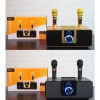 Loa Karaoke Bluetooth KEI K08 - Tặng Kèm 2 Mic Hát Cực Hay, Cổng Kết Nối AUX, TF, Bluetooth. BH 12T