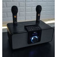 Loa Karaoke Bluetooth KEI K08 - Loa Karaoke Mini Kèm 2 Micro Không Dây Âm Thanh Hay Bass Trầm Ấm