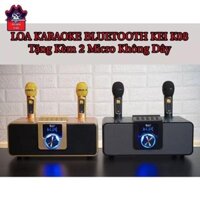 Loa Karaoke Bluetooth KEI K08 Tặng Kèm 2 Micro Hát Karaoke Cực Hay, Âm Thanh Cực Chuẩn, Loa Siêu Trầm Hỗ Trợ Thẻ Nhớ