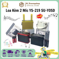 Loa Karaoke Bluetooth Kèm 2 Mic YS-219 SU-YOSD , Phiên Bản Mới Nhất, Âm Thanh Sống Động, Bass Cực Căng