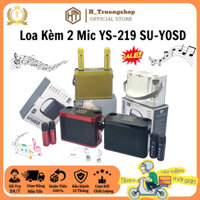 Loa Karaoke Bluetooth Kèm 2 Mic YS-219 SU-YOSD , Phiên Bản Mới Nhất, Âm Thanh Sống Động, Bass Cực Căng